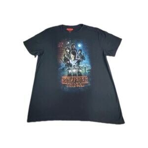 Stranger Things T-Shirt Men Size 2XL Black Netflix C6-202